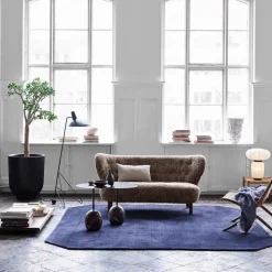 &Tradition LN9 Lato Bord Warm Black Ø50 cm^ Borde