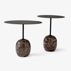 &Tradition LN8 Lato Bord Warm Black Ø40 cm^ Borde