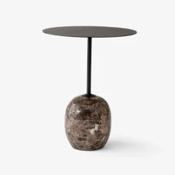 &Tradition LN8 Lato Bord Warm Black Ø40 cm^ Borde