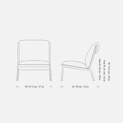 &Tradition Muno LN18 Cifrado 2120 Dark Chrome Legs^ Stue|Stole