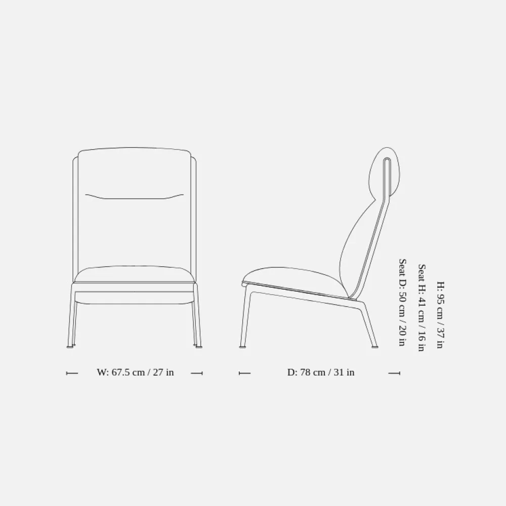 &Tradition Muno LN16 Hallingdal 0126 Black Legs^ Stue|Stole