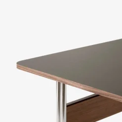 &Tradition Pavilion AV16 Iron Linoleum Walnut Chrome Base^ Kontor