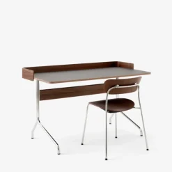 &Tradition Pavilion AV17 Iron Linoleum Walnut Chrome Base^ Kontor