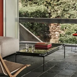 &Tradition Sett LN12 Smoked Cast Glass^ Stue|Borde