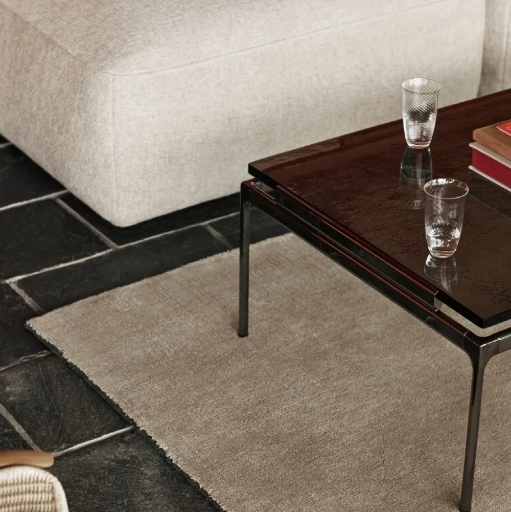 &Tradition Sett LN12 Smoked Cast Glass^ Stue|Borde