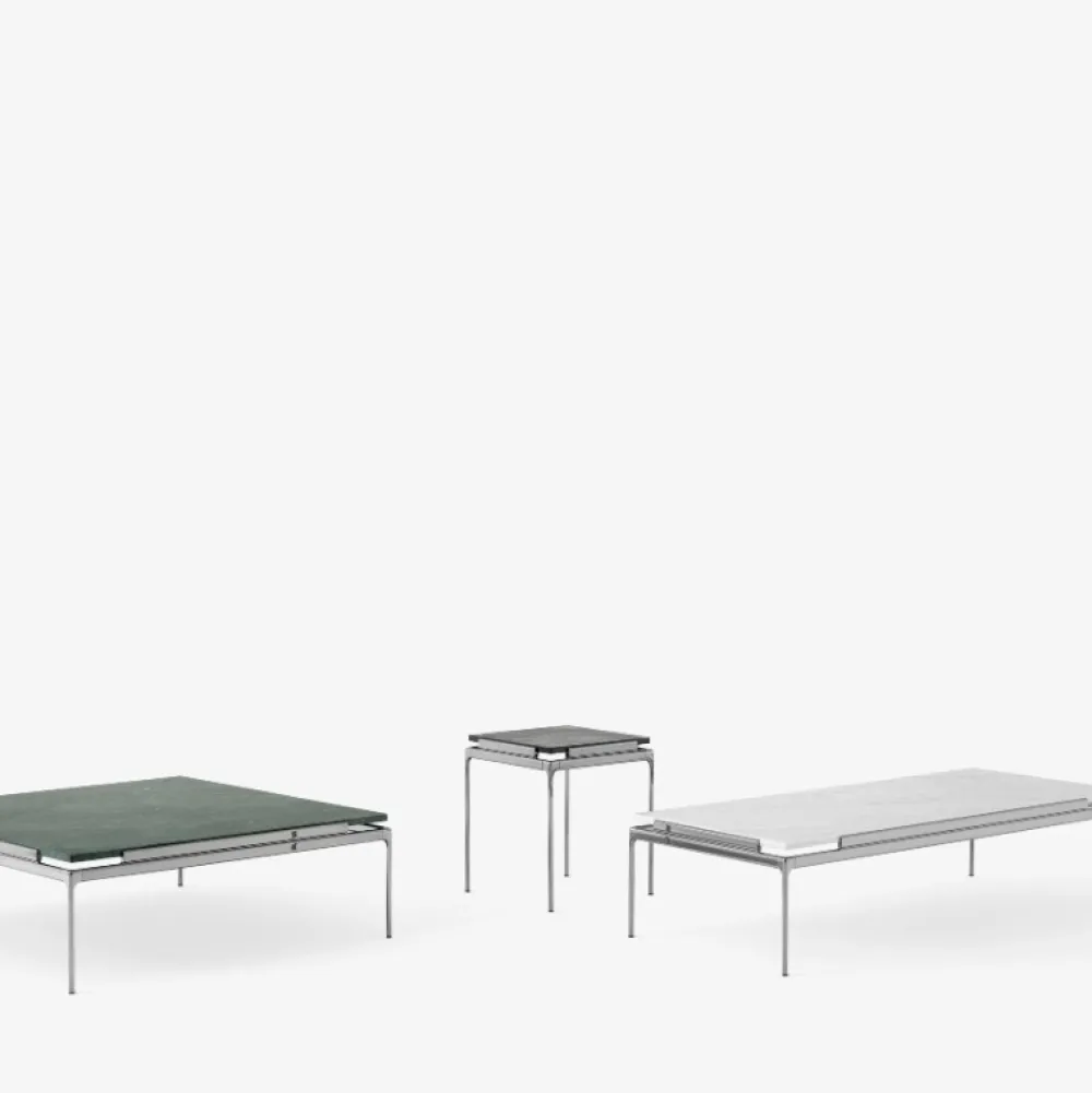 &Tradition Sett LN11 Smoked Cast Glass^ Stue|Borde