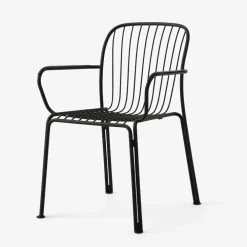 &Tradition Thorvald SC95 Armstol Warm Black^ Stole|Havemøbler