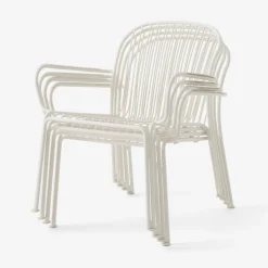 &Tradition Thorvald SC101 Loungestol Ivory^ Udendørs|Havemøbler