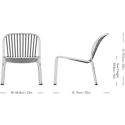 &Tradition Thorvald SC100 Loungestol Warm Black^ Havemøbler