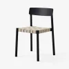 &Tradition TK1 Betty Chair Black Oak Natural Webbing^ Stue|Stole