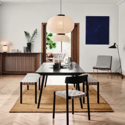 &Tradition TK1 Betty Chair Black Oak Natural Webbing^ Stue|Stole