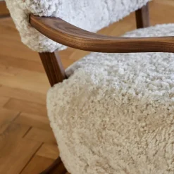 &Tradition Wulff ATD2 & ATD3 Moonlight Sheepskin Oiled Walnut^ Stue|Stole