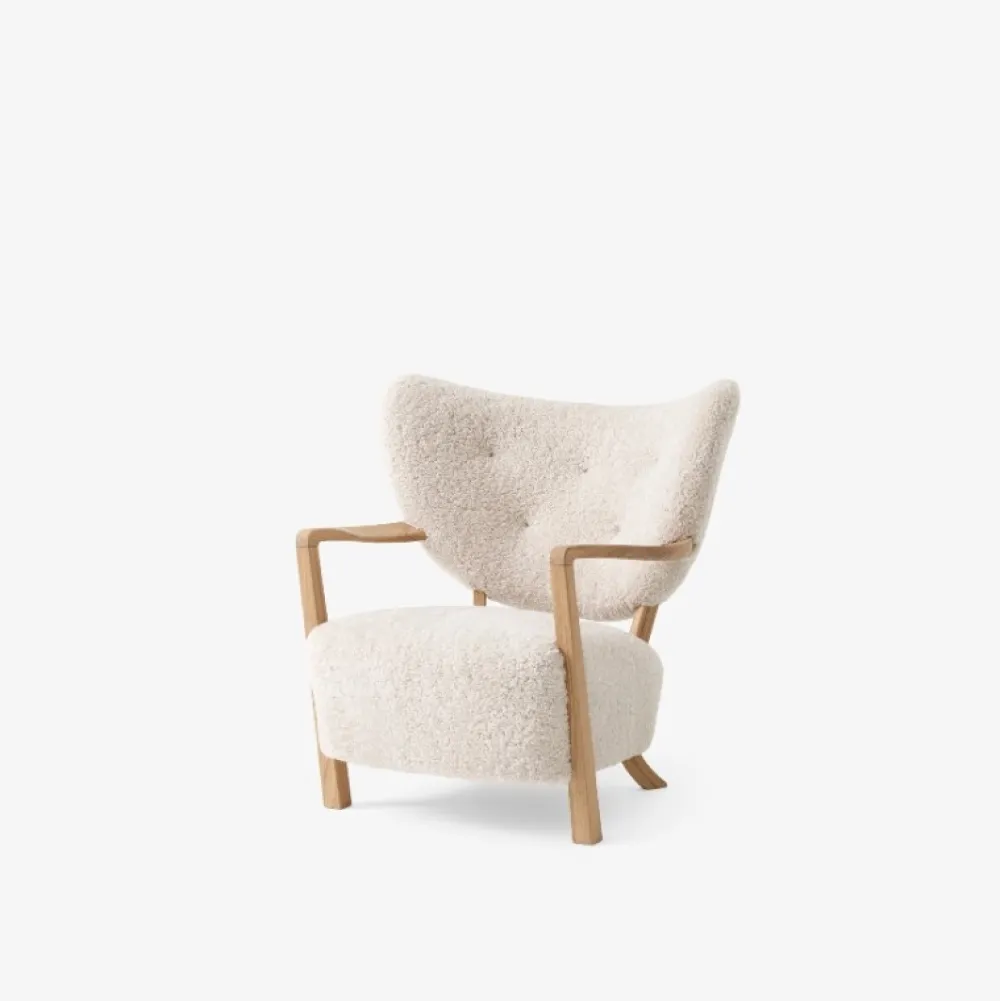 &Tradition Wulff ATD2 & ATD3 Moonlight Sheepskin Oiled Oak^ Stue|Stole