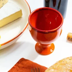 Val Pottery Raquel Cups Dark Orange/Dark Red Line^ Køkken|Keramik & Porcelæn