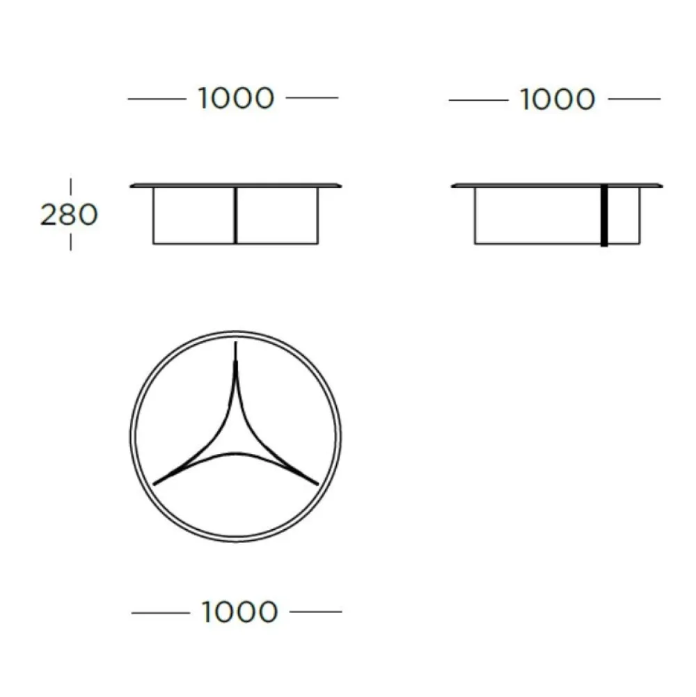 Wendelbo Arc Sofabord Stor Sort^ Borde|Stue