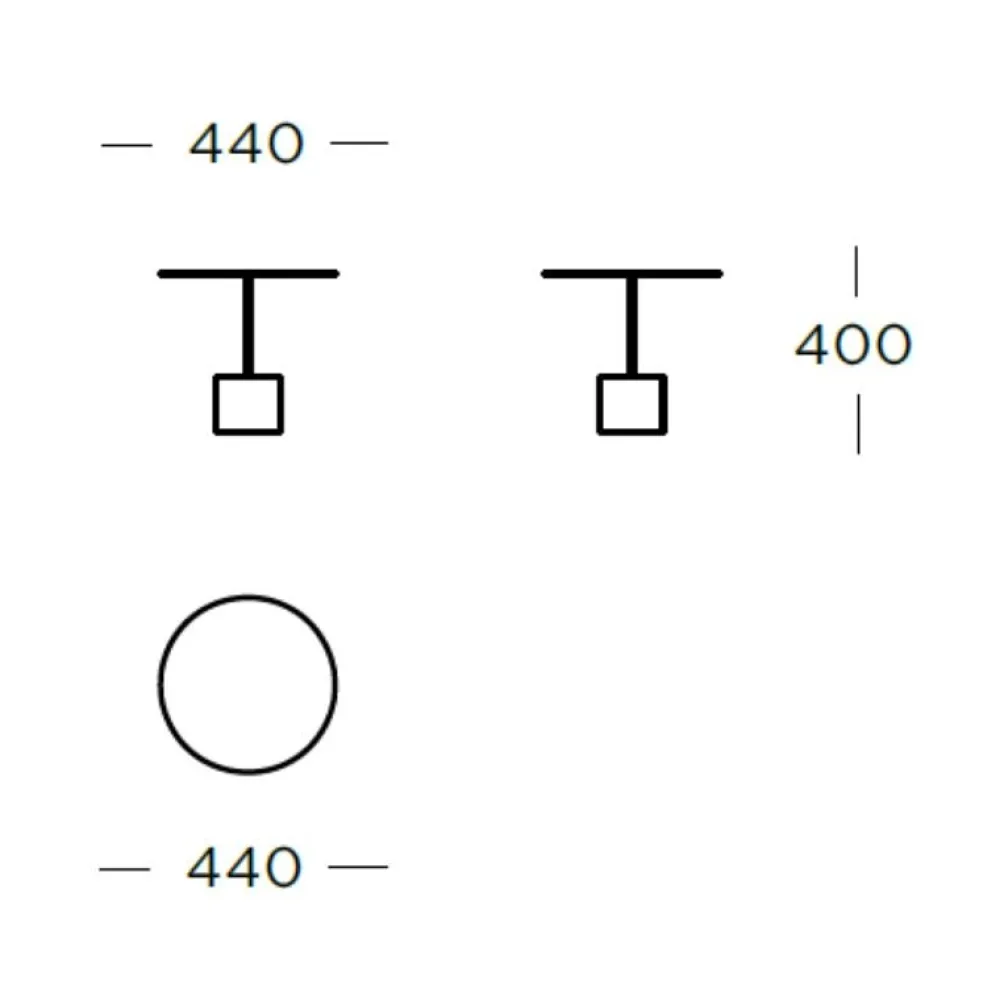 Wendelbo Calibre Sidebord Lav^ Stue