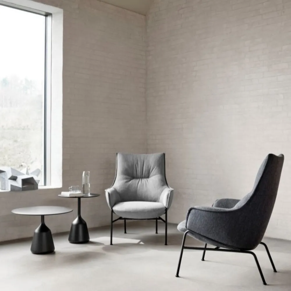 Wendelbo Coin Low Sidebord Sort Laminat^ Stue