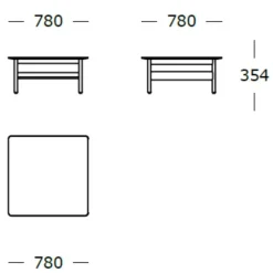 Wendelbo Collect Sofabord Small^ Borde|Stue