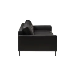 Wendelbo Edge V1 3-Pers. Sofa Sort Faith Læder^ Sofaer|Stue