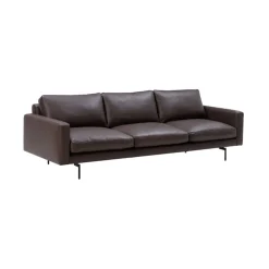 Wendelbo Edge V1 3-Pers. Sofa Brun Faith Læder^ Sofaer|Stue