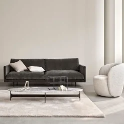 Wendelbo Floema Oval Sofabord Grå^ Borde|Stue