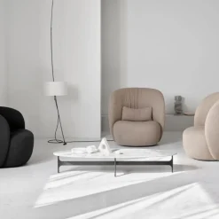 Wendelbo Floema Oval Sofabord Grå^ Borde|Stue