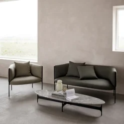 Wendelbo Floema Oval Sofabord Grå^ Borde|Stue