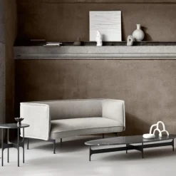 Wendelbo Floema Oval Sofabord Sort^ Borde|Stue