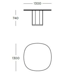 Wendelbo Ovata Spisebord Sort^ Borde|Stue