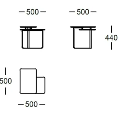 Wendelbo Root Double Top^ Borde|Stue